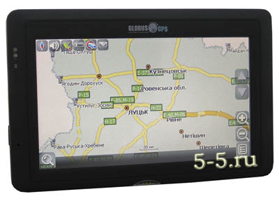Автомобильный GPS навигатор GLOBUS GL-600NEW 5.0