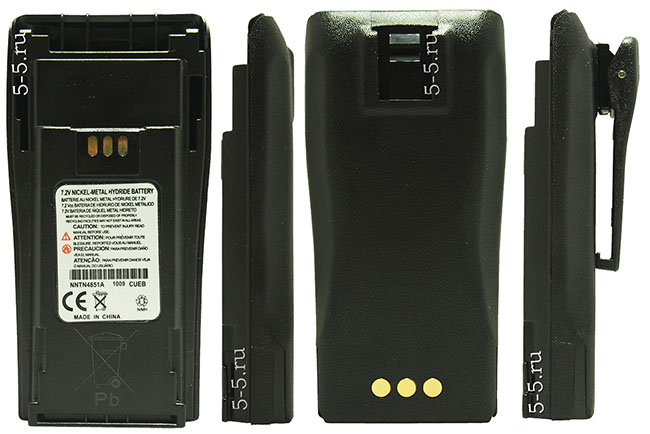 Motorola NNTN4851/NNTN4851A Ni-Mh 1800 мАч для раций Motorola CP040/CP140/CP160/CP180/CP150/CP200
