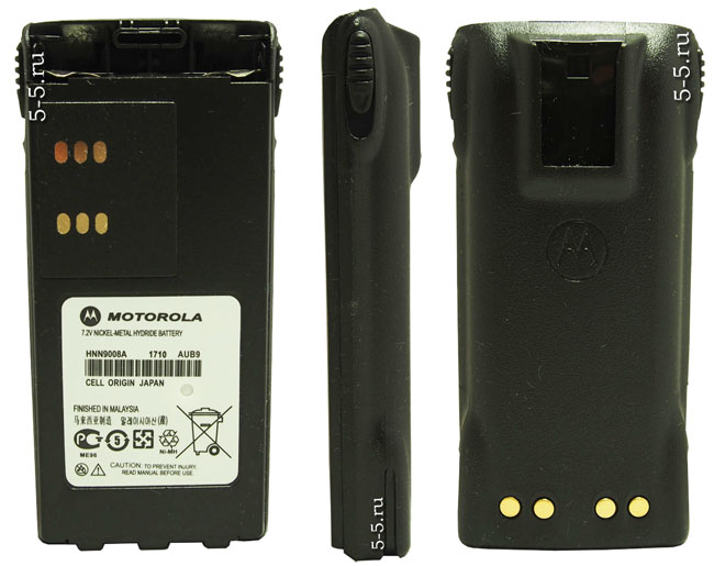 HNN9008A Ni-MH 1800 мАч - никель-металлогидридный аккумулятор для раций Motorola GP 320/328/340