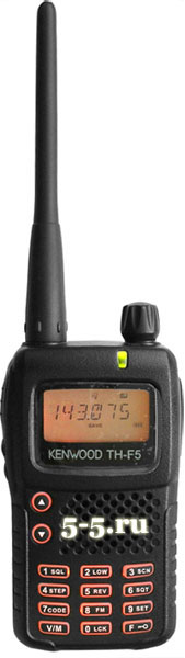 Портативная радиостанция Kenwood TH-F5, 8 Вт, FM-радиоприёмник, 136-174 МГц, полная версия 2012 г., Li-Ion аккумулятор 2100 мАч