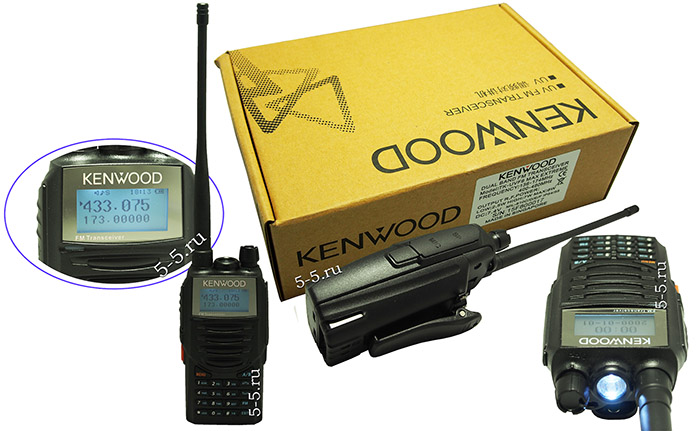 Двухдиапазонная носимая радиостанция Kenwood TK-UVF8 MAX Extreme, 8 Вт, FM радиоприёмник, 136-174 и 400-480 МГц, версия 2023 г., Li-Ion аккумулятор 4000 мАч