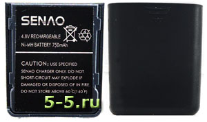 аккумулятор для радиотелефона SENAO 258 plus, 259 Deluxe - ёмкость 750 мАч
