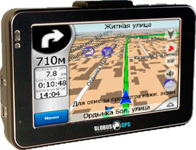 Автомобильный GPS навигатор GLOBUS GL-600 4.2