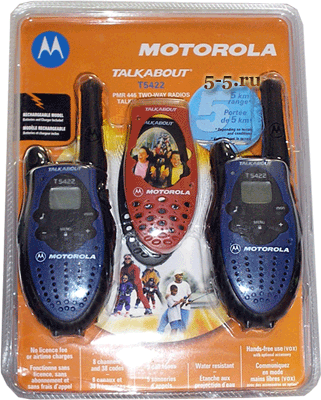 комплект поставки рации Motorola T-5422